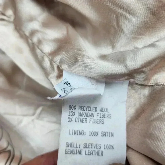 Vintage Louisville Slugger Wool and Leather Varsity Jacket Men’s Size Small - Picture 6 of 9